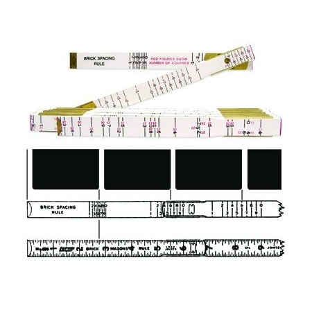 Crescent Lufkin RULE 6' WOOD -BRICK MASON - LUFKIN LUF636